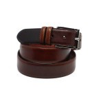 Greve broeksriem cognac leder 9271335